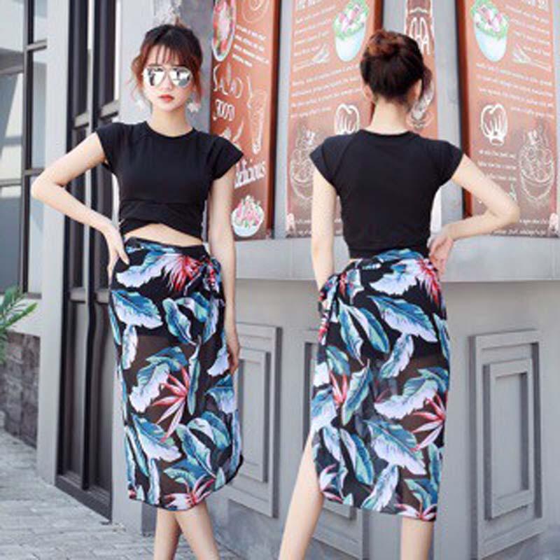 Đồ bơi nữ bikini 3 mảnh áo tắm nữ sinh áo tắm ba mảnh xẻ sâu gợi cảm size lớn QC001