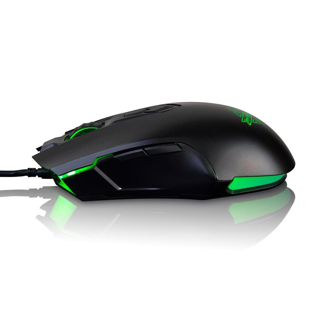 LED Lights Gaming Mouse Optical USB Wired  for PC Simple Black