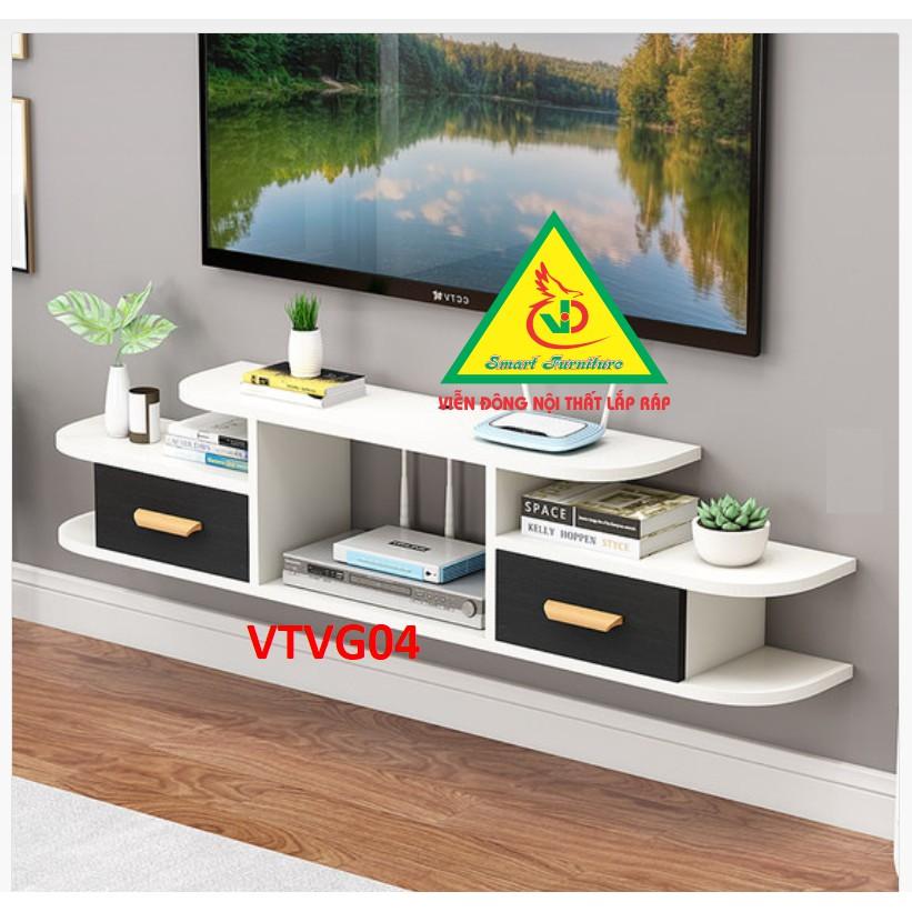 Kệ Ti Vi Treo Tường Trang Trí VTVG04 - Nội Thất Lắp Ráp