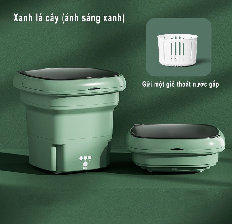 Máy giặt mini TOKORO gấp gọn siêu tiện lợi 