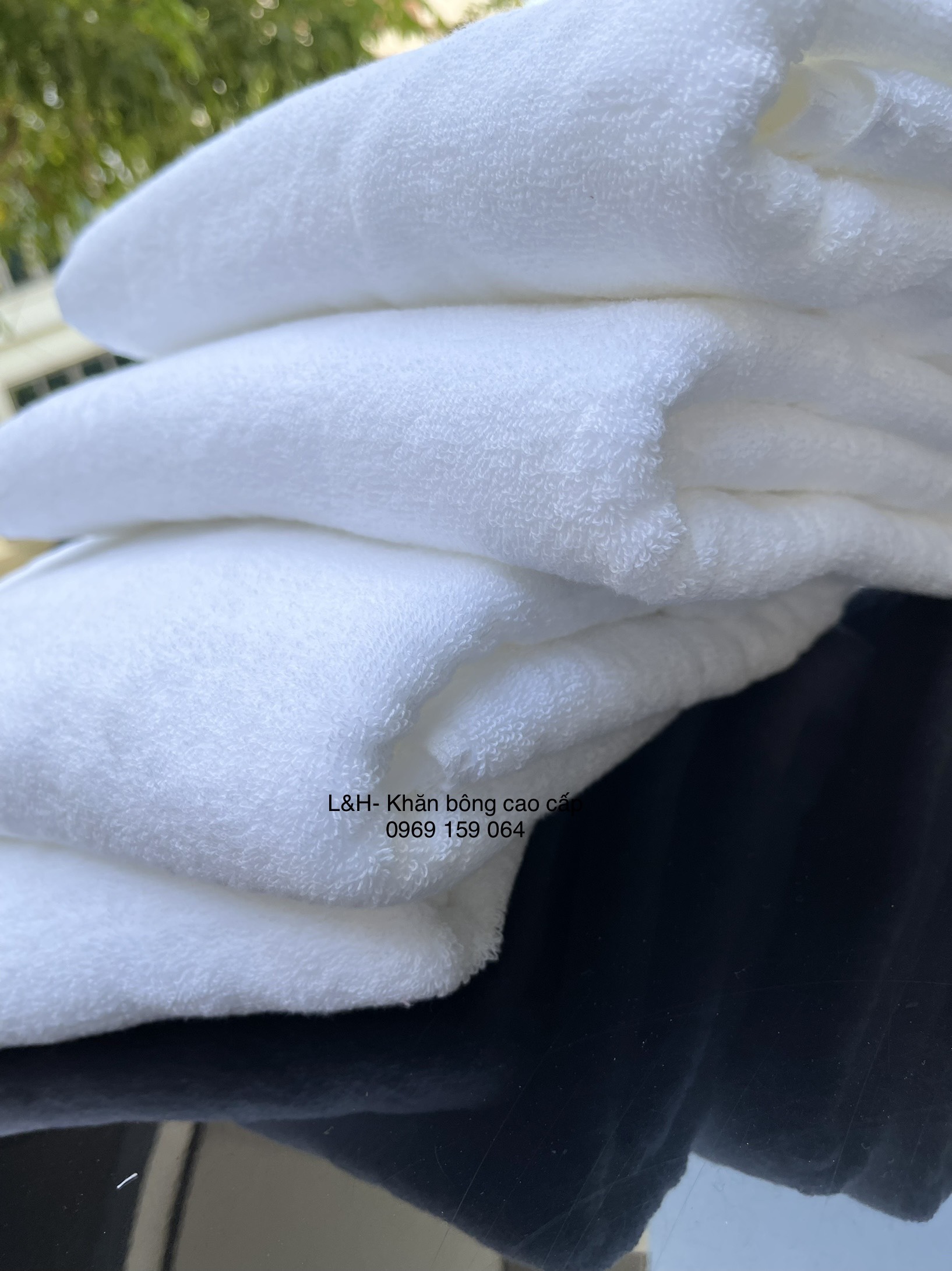 Khăn gấp con thiên nga cho đám cưới, 320g, KT 70*140cm