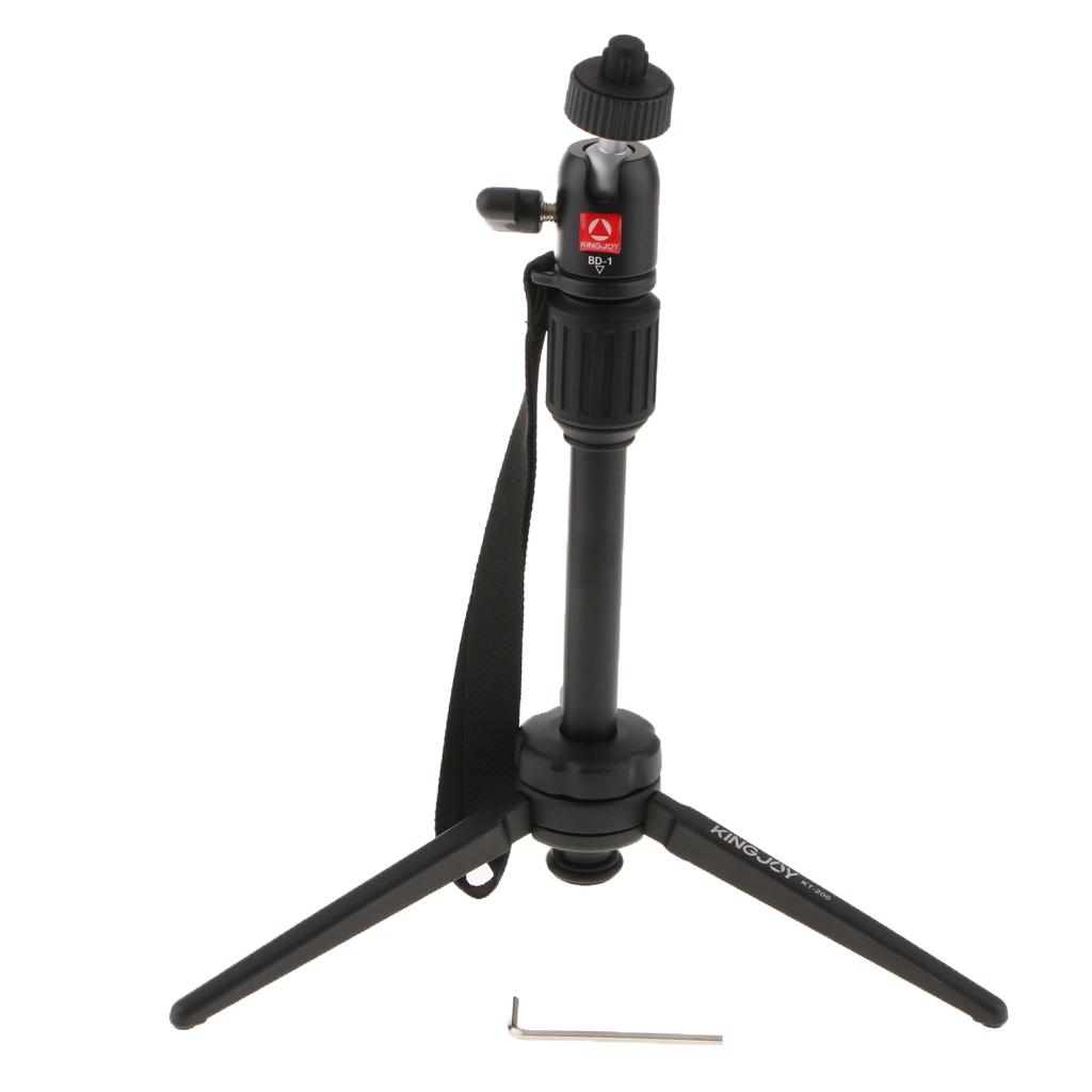 Mini Tabletop Camera Tripod Stand Holder with Ball Head For DSLR SLR Camera - Black