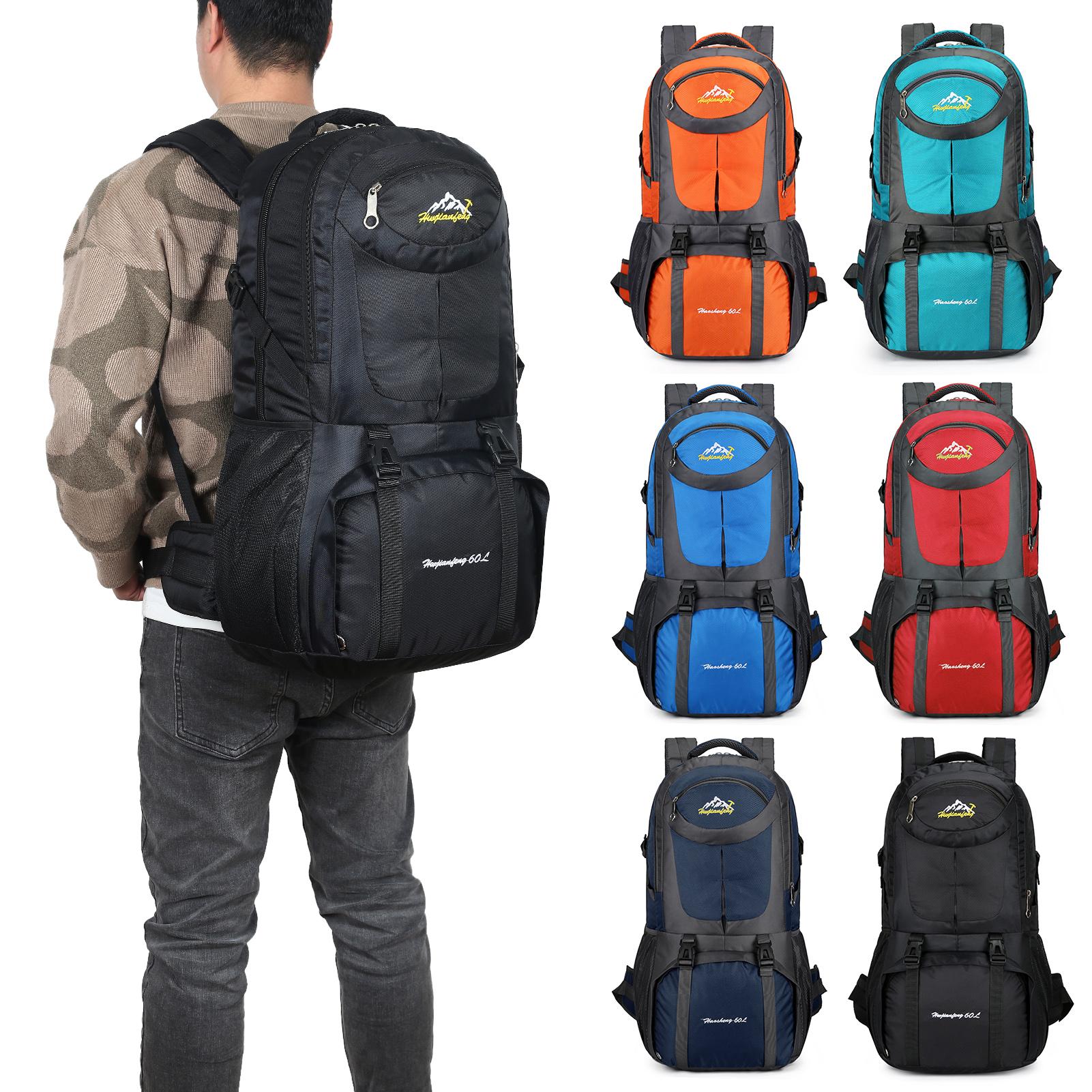Balo Du Lịch Thể Thao Ngoài Trời Siêu Nhẹ Chống Thấm Nước Dễ Dàng Gấp Gọn Hwjianfeng Dung Tích 60L