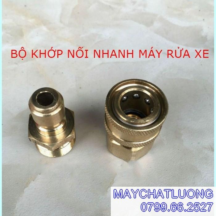 BỘ NỐI NHANH ĐỒNG THAU 22MM