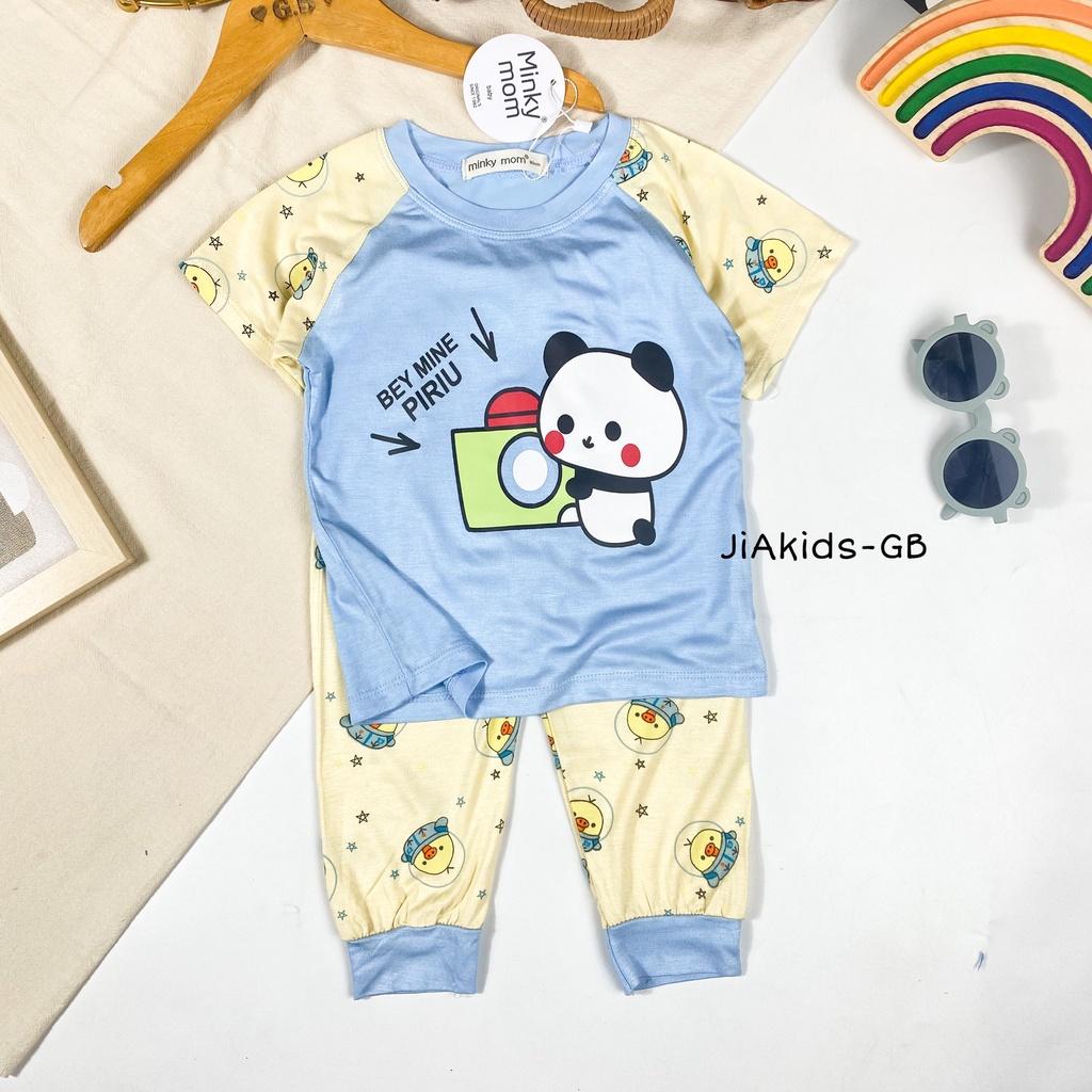 Đồ bộ cho bé, bộ áo ngắn tay quần dài cho bé size 8-25kg chất cotton mềm mát