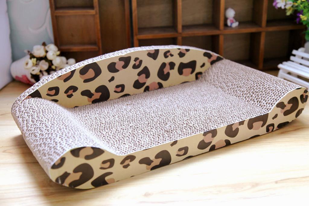 Corrugated Cardboard Cat kitten Scratcher Scratching Board Pad Post Bed Toy