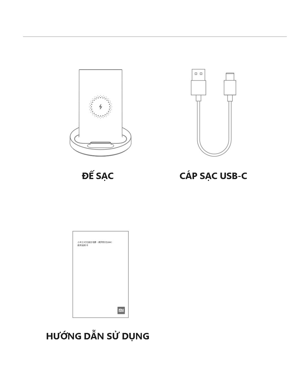 Đế Sạc Nhanh 20W Không Dây Xiaomi - Hàng Nhập Khẩu