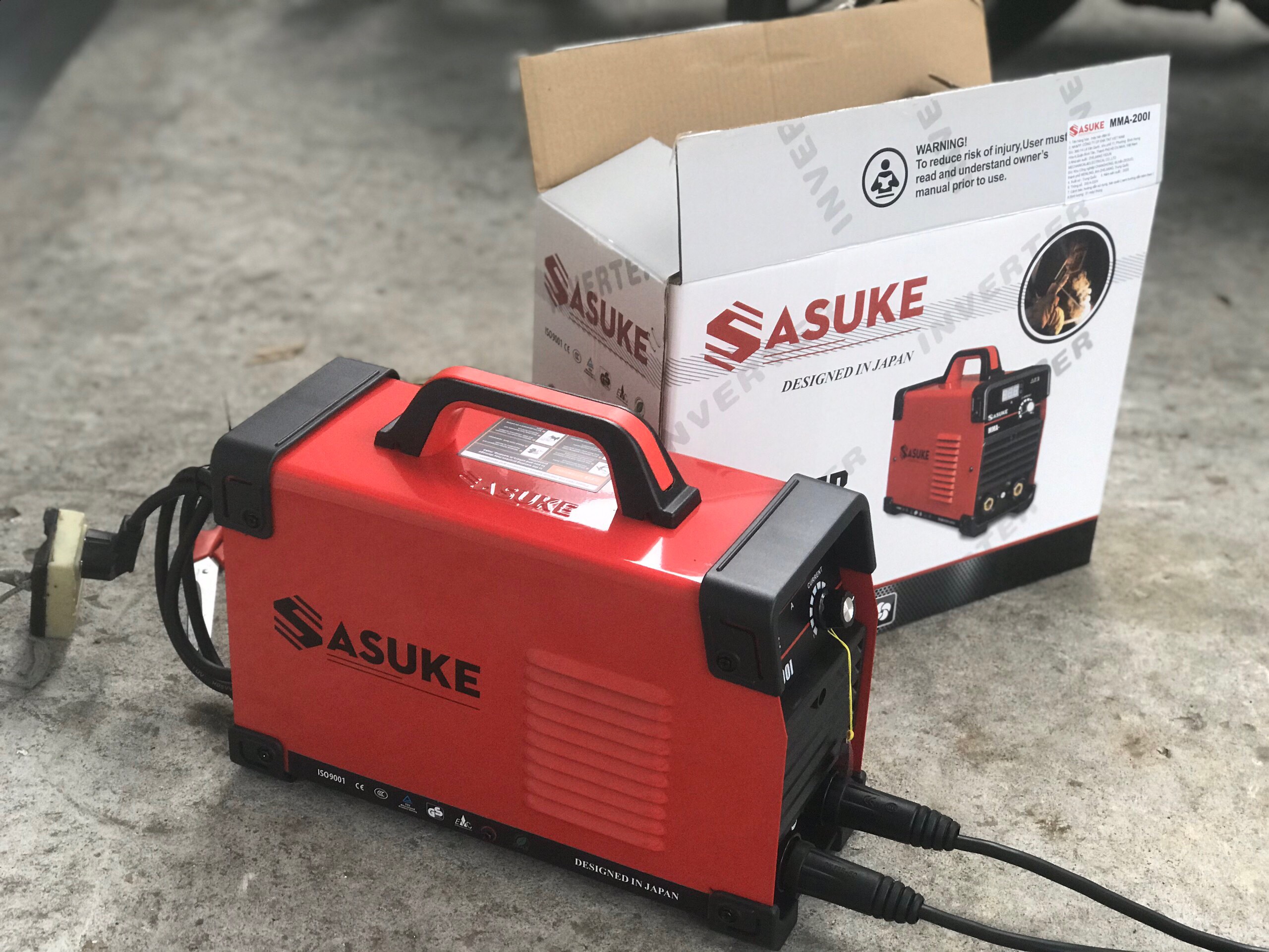Máy hàn que điện tử Sasuke MMA 200I - Hàng chính hãng