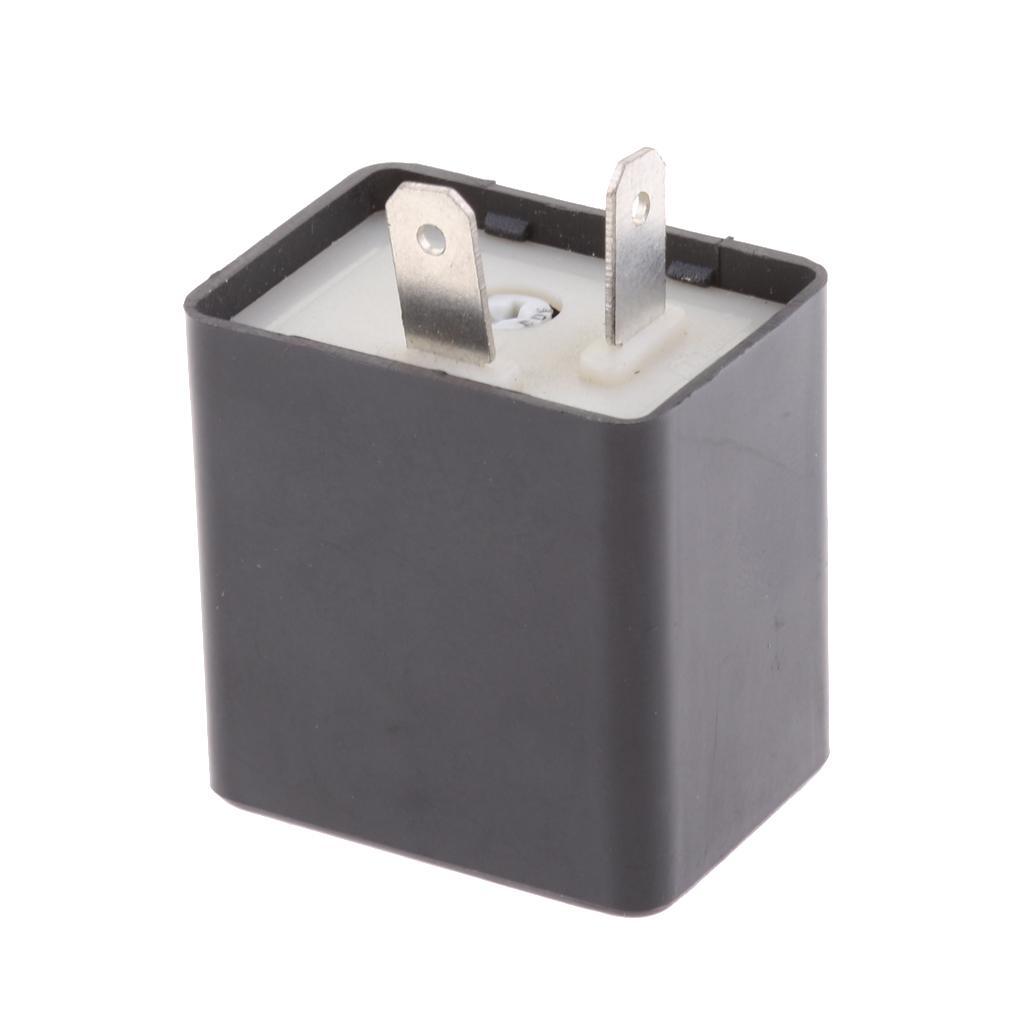 3-4pack Motorcycle 2 Pin Speed Adjustable LED Indicator Flasher Relay Resistor