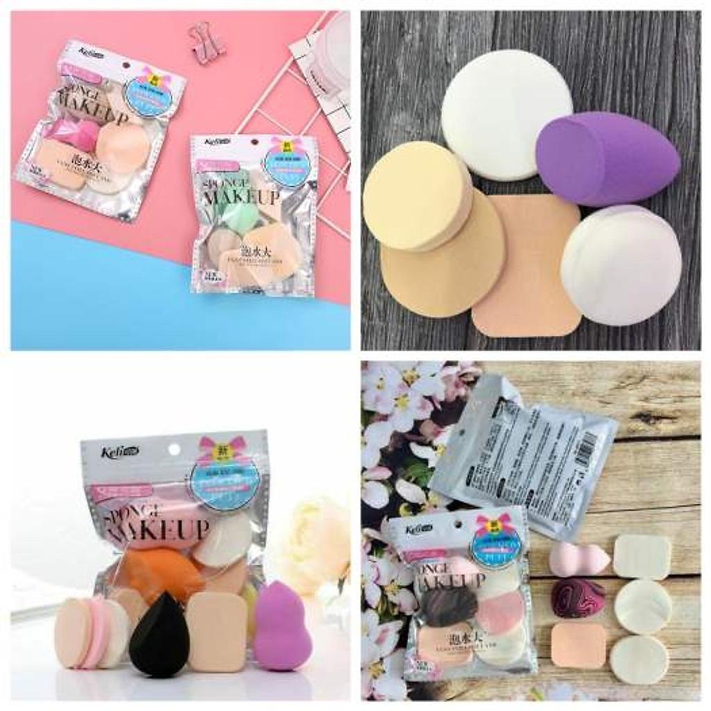 Set 6 Mút Trang Điểm Tán Nền Make Up