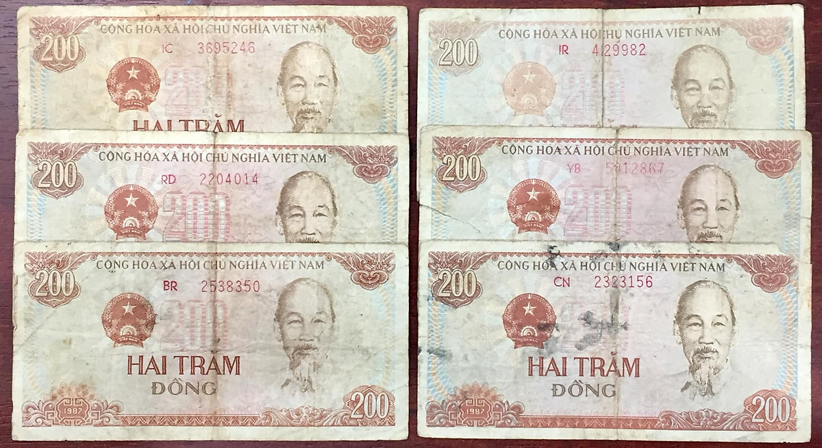 200 ĐỒNG 1987 XE MÁY CÀY