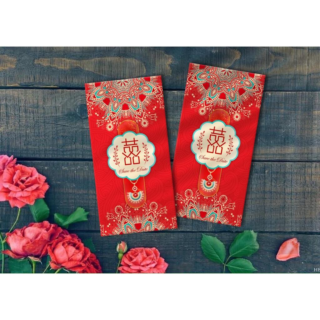 Bao lì xì cưới - lì xì bưng quả