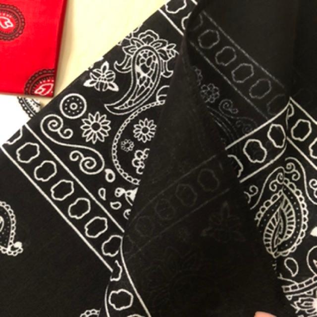 Khăn bandana cotton in hoạ tiết hạt dưa size 55x55cm