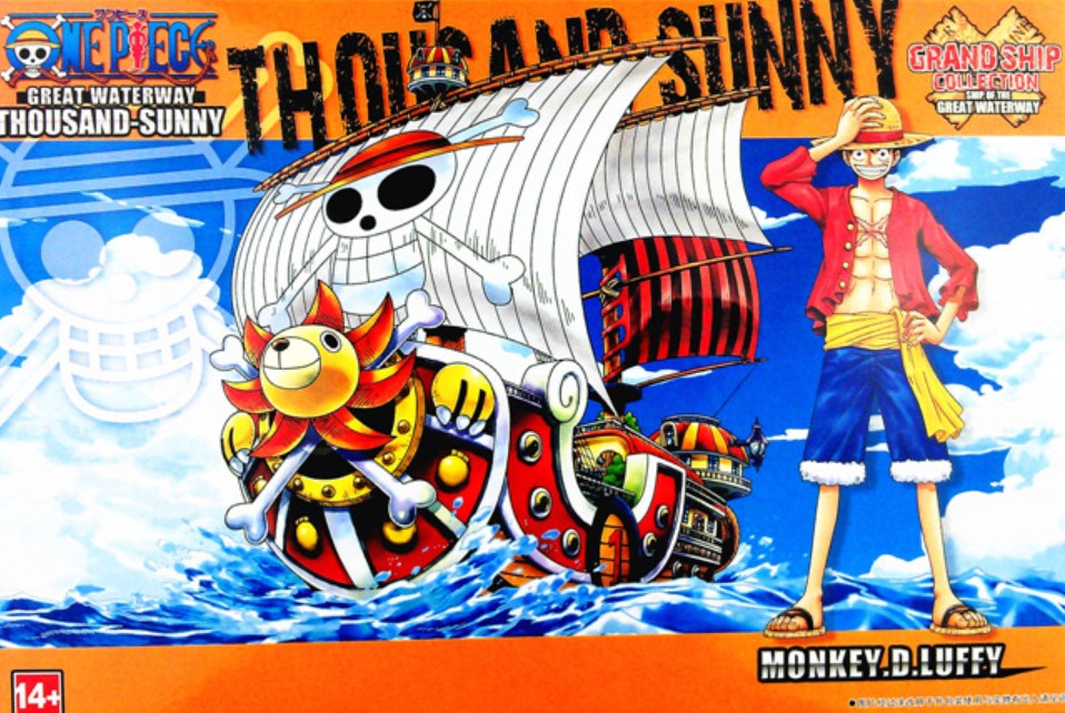 Mô Hình Lắp Ráp, xếp hình Tàu Thousand Sunny One piece Luffy + Tặng kèm bộ thẻ bài Pokemon