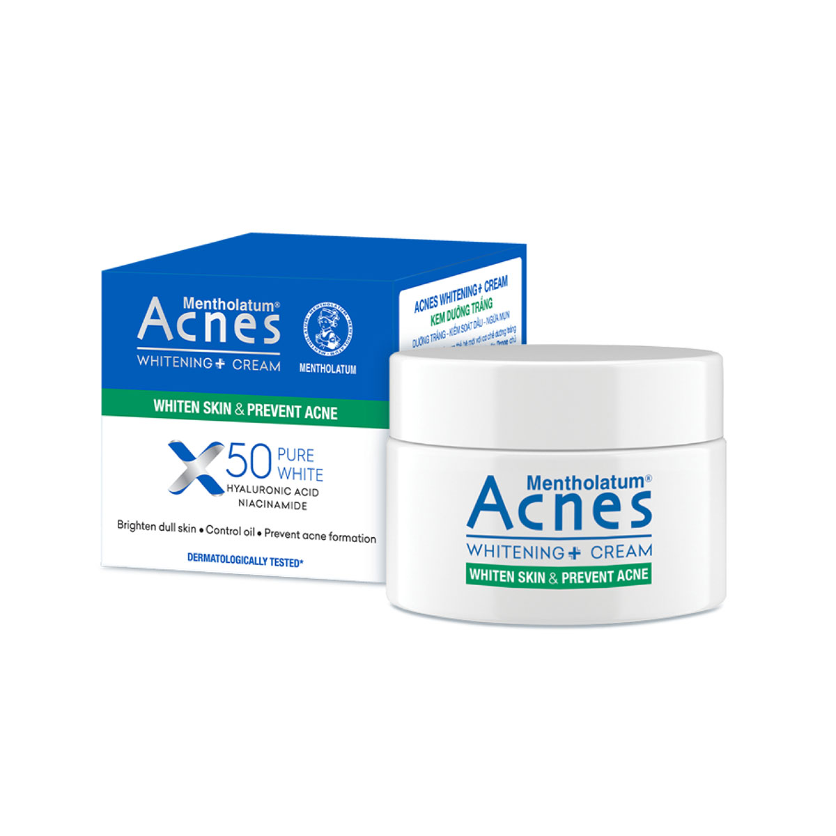 Kem Dưỡng Trắng Acnes Whitening+ Cream 50g