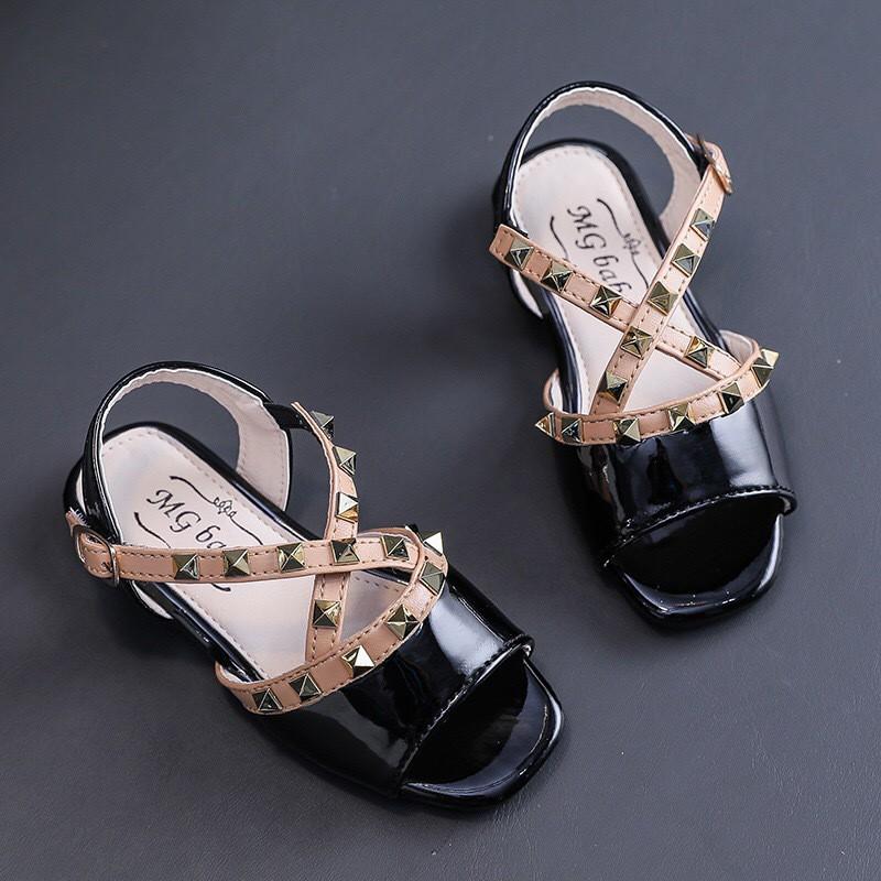 sandal bé gái size 21-30 quai chéo nạm định