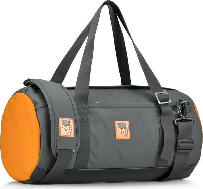 Túi tập gym Mikkor The Sporty Gymer Charcoal/Orange