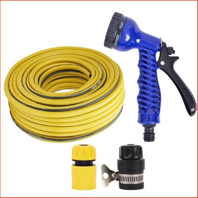 Bộ dây tăng áp 3 lần vòi xịt nước rửa xe, tưới cây loại 7-10m 206843