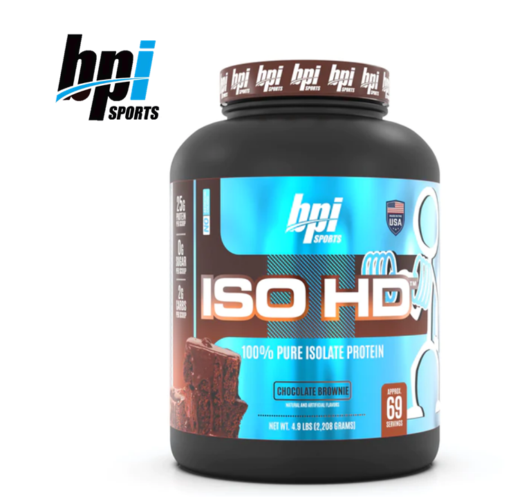 Sữa tăng cơ BPI Iso HD 100% Pure Isolate Protein 2.2kg tặng bình Shaker 800ml