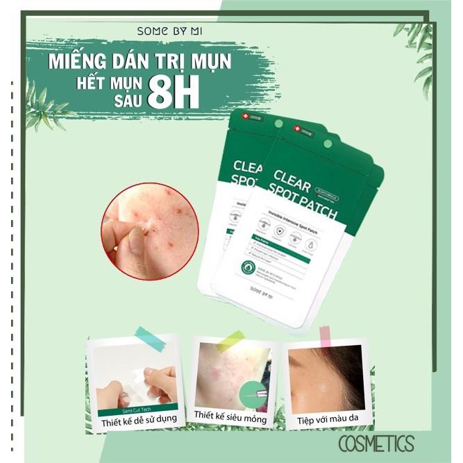 Combo 2 Miếng Dán Hỗ Trợ Giảm Mụn Some By Mi Clea.r Spot Patch (Set 18 miếng) x 2