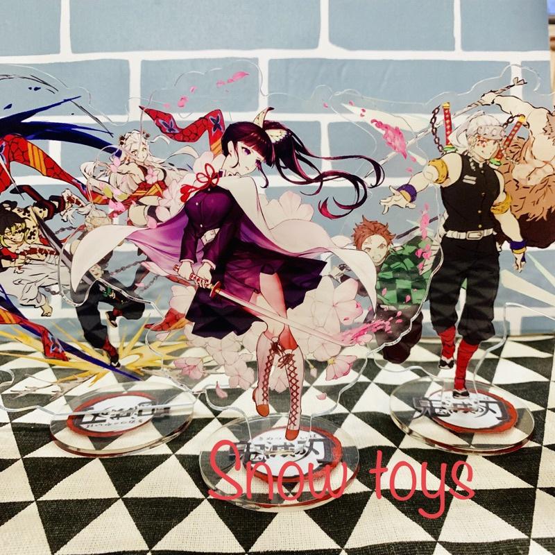 Mô hình standee kimetsu - thanh gươm diệt quỷ - tượng acrylic kimetsu -mica trong suốt tanjiro nezuko zenitsu