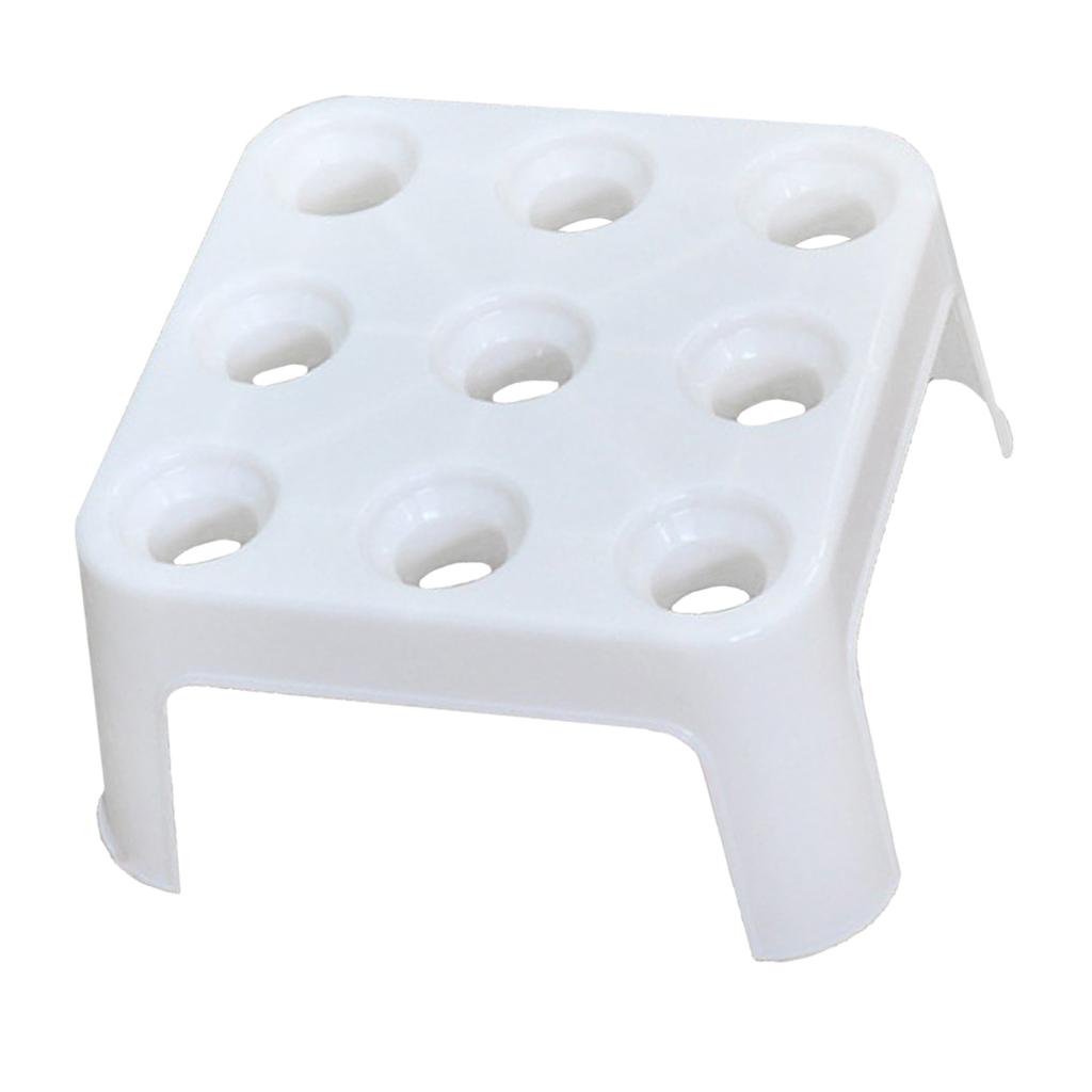 Giá Phơi Chai Rượu 9 Ngăn Bằng Nhựa Thực Phẩm HDPE Tiện Lợi