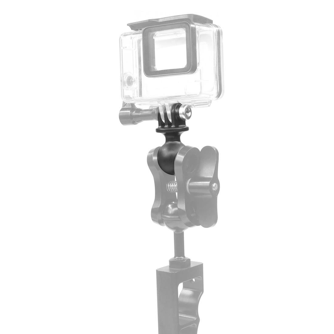 Bộ chuyển đổi cơ sở đầu ba chân ba chân 1 inch cho GoPro 360 độ xoay đầu bóng máy ảnh máy ảnh gắn giá đỡ