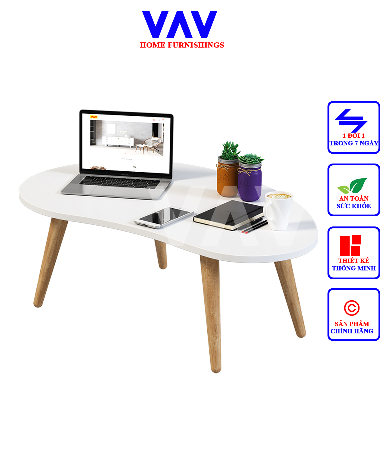 Bàn làm việc thấp hạt đỗ | Hàng cao cấp