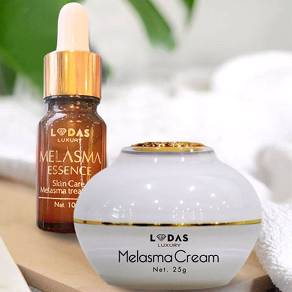 Cao Nám Hoa Hồng kết hợp Serum Nước Thần Lodas Luxury - Bộ đôi đình đám đặc trị hiệu quả da nám, tàn nhang, làm mờ vết sẹo, đốm đen, tái tạo và dưỡng ẩm cho da giúp da căng bóng, trắng sáng, tươi trẻ