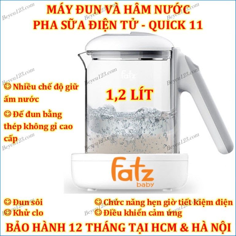 Máy đun Nước Và Hâm Nước Pha Sữa điện Tử FatzBaby Quick 11 - FB3510TK