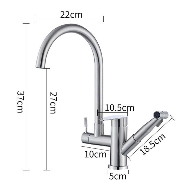 Bộ Vòi Nước Inox Đa Năng Cao Cấp