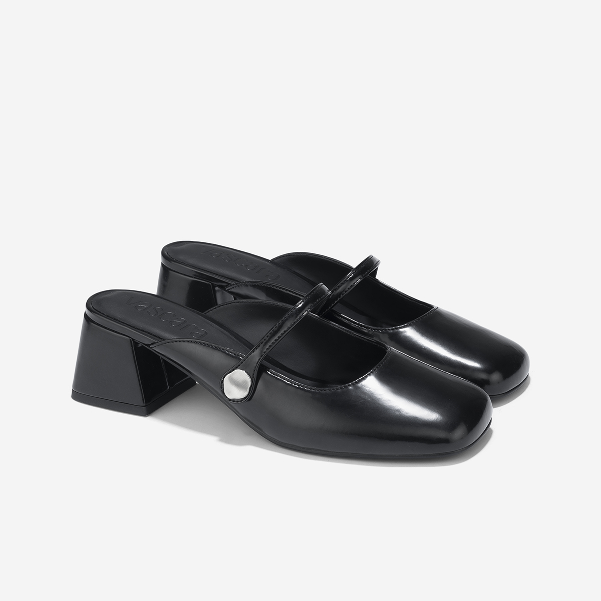 Guốc Mule Mary Janes Nhấn Khóa Trang Trí - GNN 0212