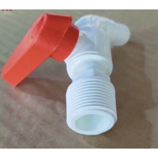 Vòi hồ tay gạt nhựa PVC  Ren 21mm và ren 27mm