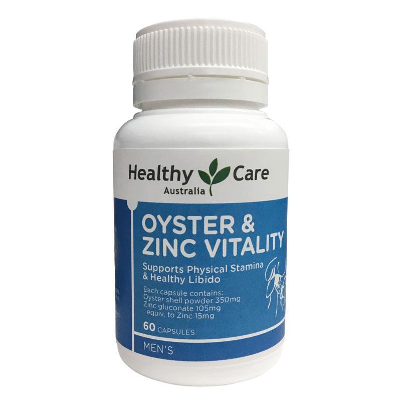 Healthy Care Oyster and Zinc Vitality 60 Capsules