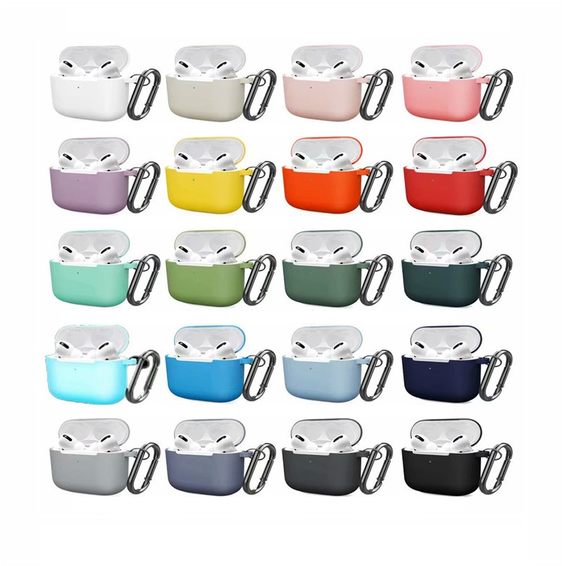 Airpods Pro Case, Ốp Silicone Bảo Vệ Dành Cho Airpods Pro - Trơn màu