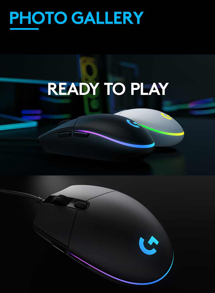 Chuột Gaming Logitech G102 Gen 2 Lightsync - Hàng Chính Hãng