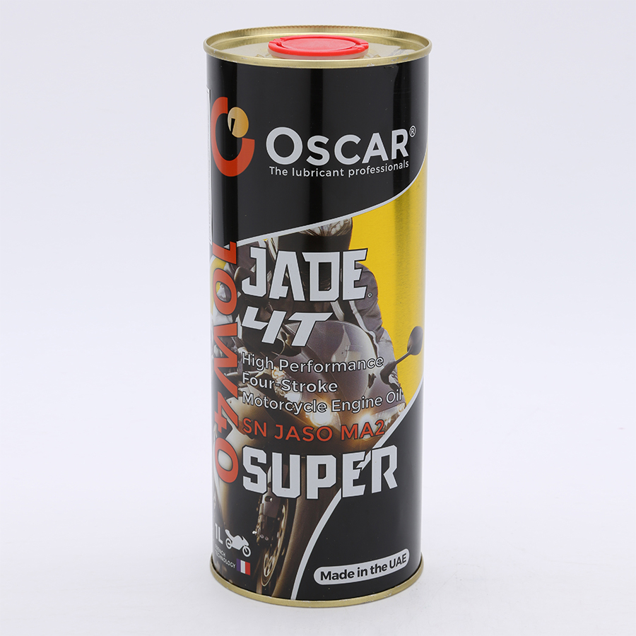 Nhớt xe côn tay tổng hợp toàn phần Oscar 10W40 SN Jade 4T Super Fully Synthetic (1L)