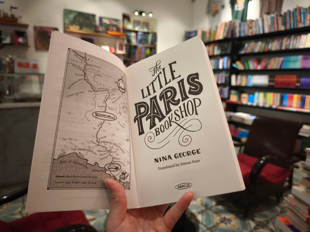Sách - The Little Paris Bookshop by Nina George - Fiction / Romance in English