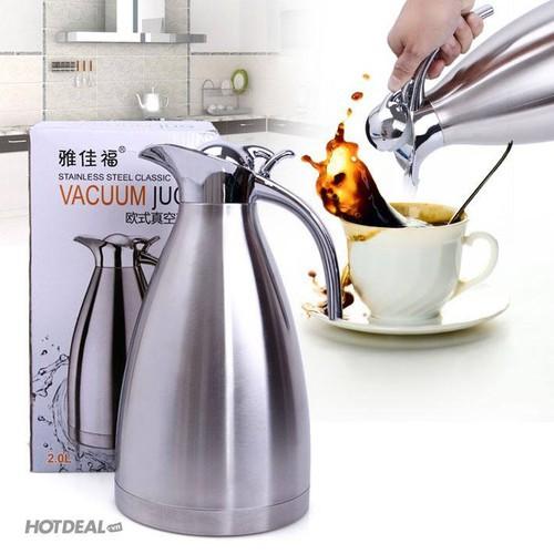 Bình đựng nước inox 2L -Bình pha trà