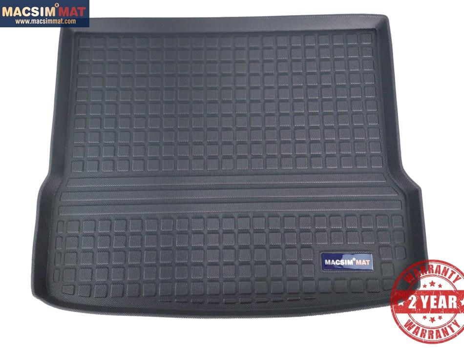 Thảm lót cốp Audi Q5 2010 - 2017 nhãn hiệu Macsim chất liệu TPV cao cấp màu đen