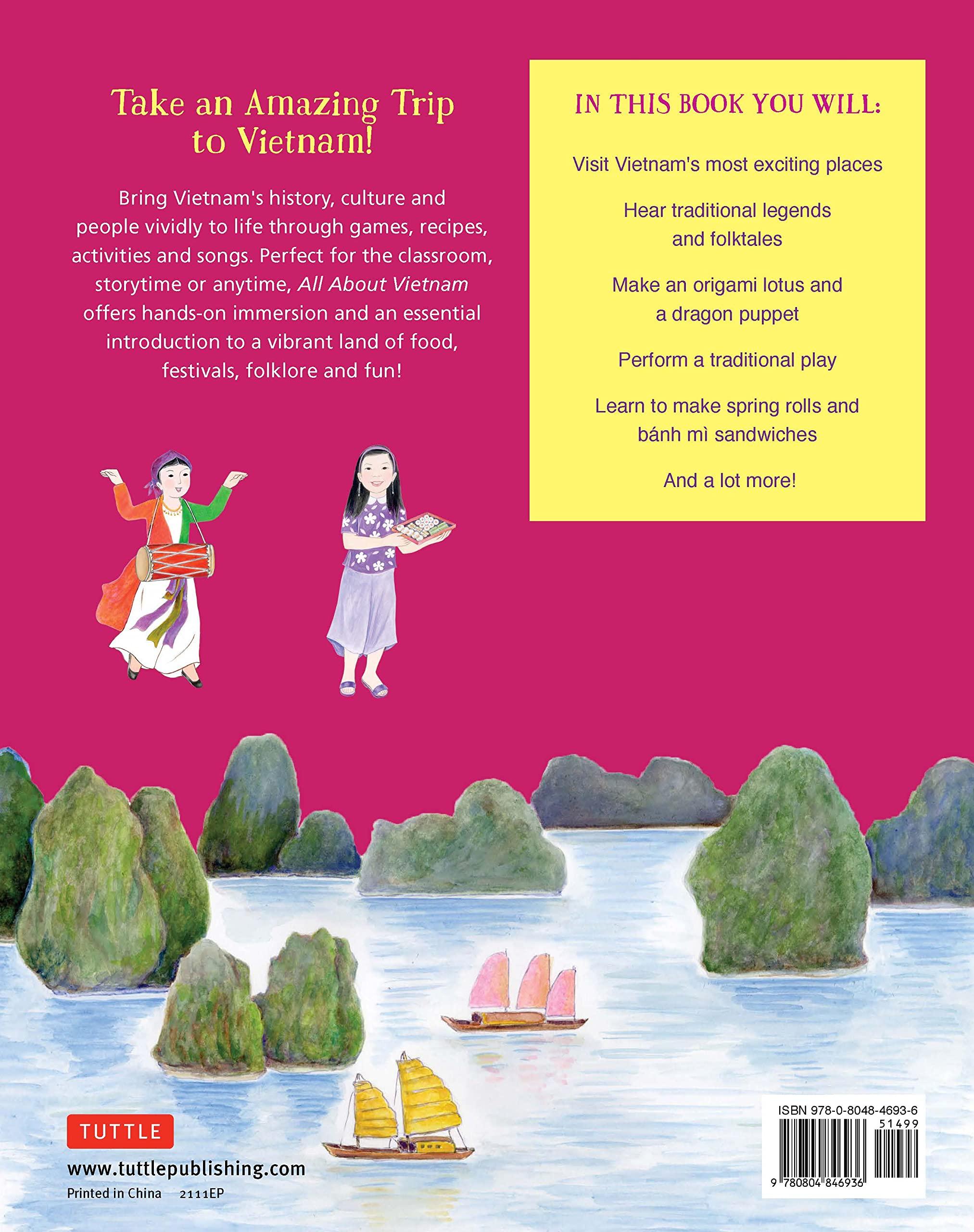 Hình ảnh All About Vietnam: Projects & Activities For Kids: Learn About Vietnamese Culture With Stories, Songs, Crafts And Games