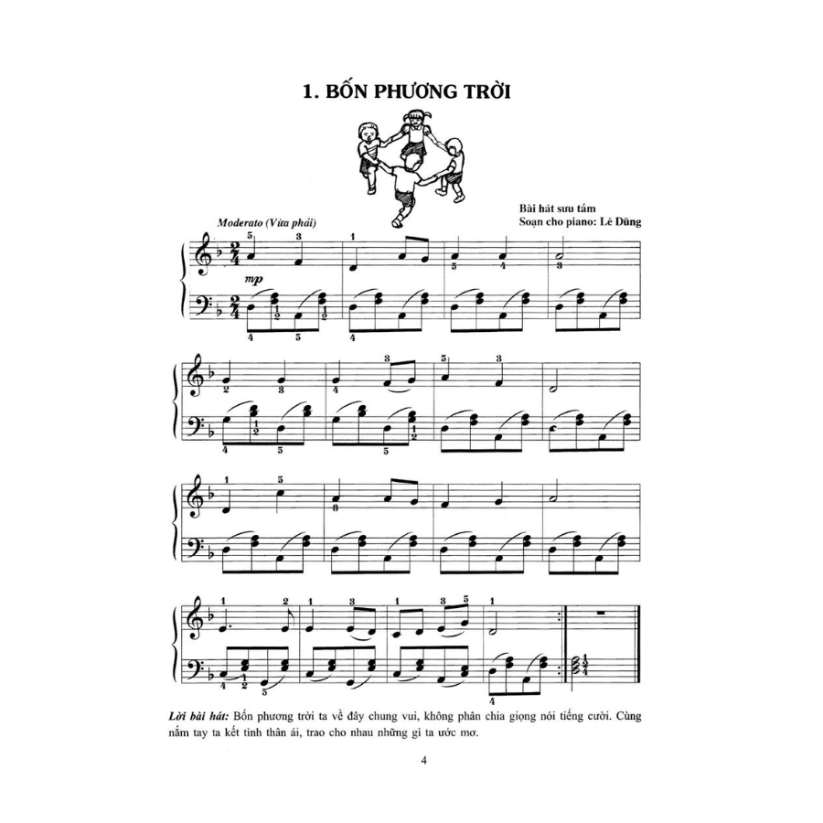 Piano Cho Thiếu Nhi - Tuyển Tập 220 Tiểu Phẩm Nổi Tiếng - Phần 4 