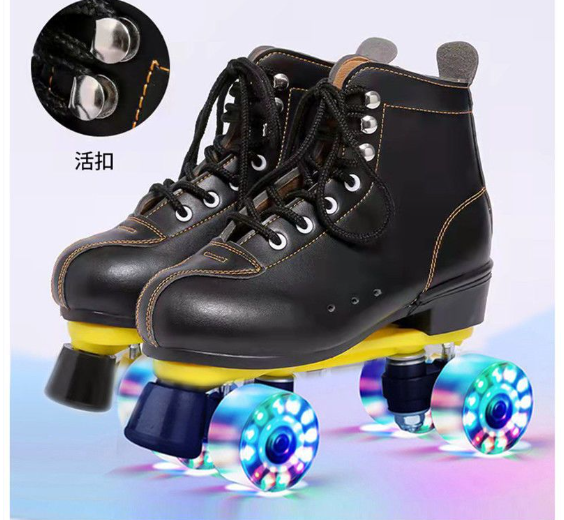 giày patin hai hàng bánh phát sáng