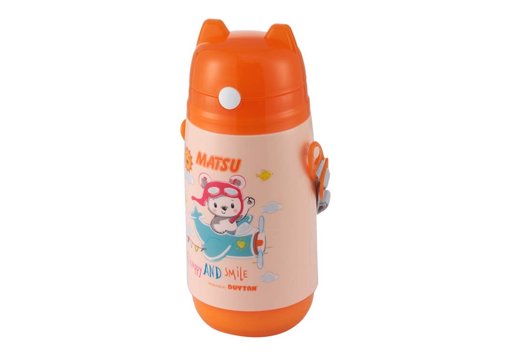 Bình nước học sinh nhựa Duy Tân Matsu 400ml - 12811 - Giao màu ngẫu nhiên - Hàng chính hãng
