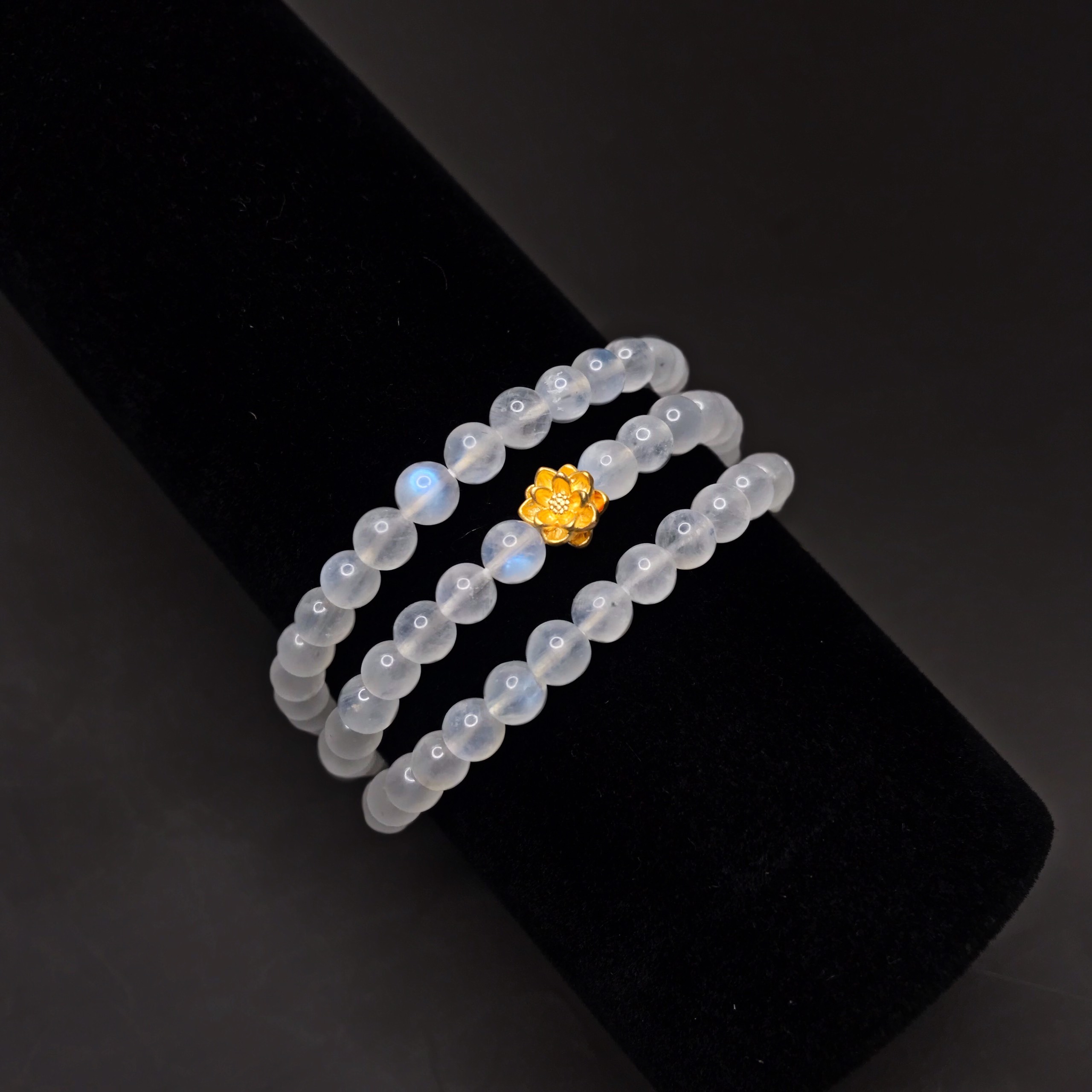 Vòng tay Moonstone quấn 3 vòng