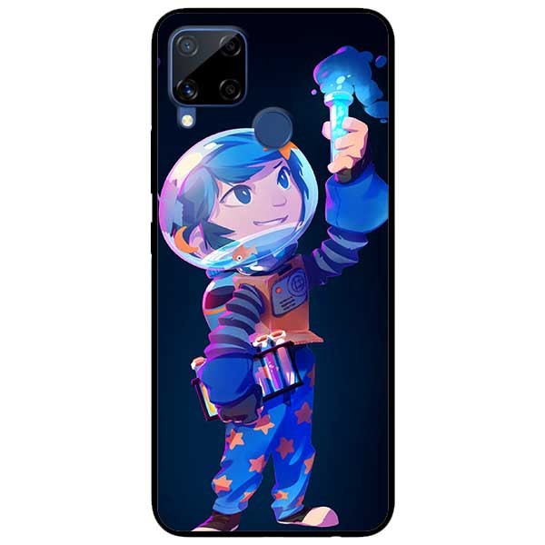 Ốp lưng dành cho Realme C15 mẫu Phi Hành Gia