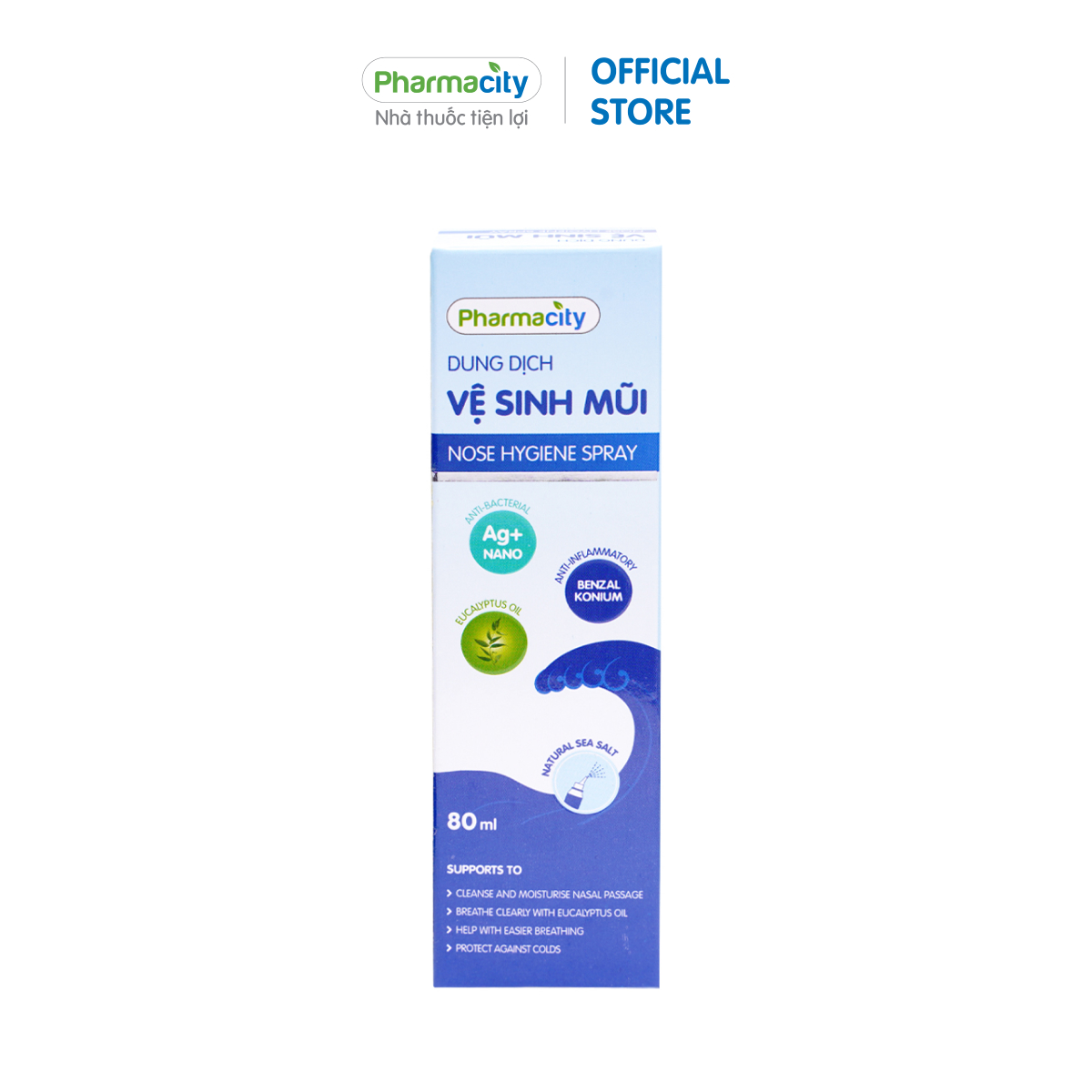 Dung dịch vệ sinh mũi Nose Hygiene Spray (80ml)