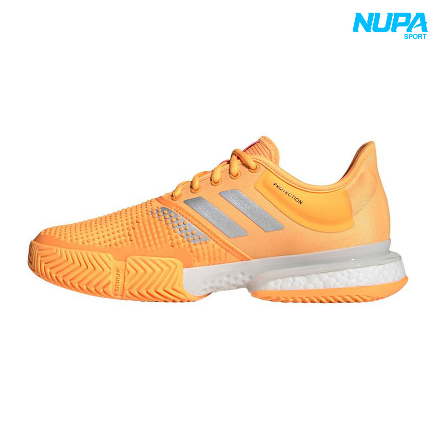 Giày Tennis SoleCourt Boost - Orange/ White/ Grey