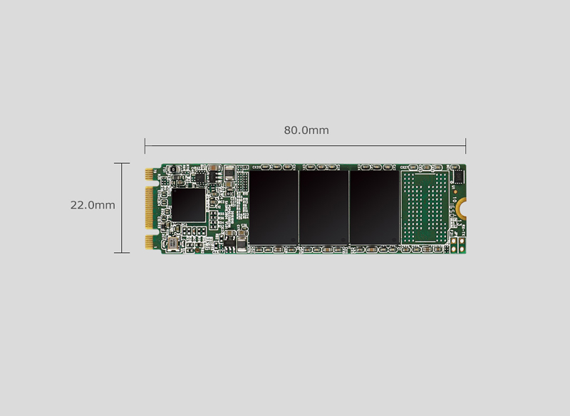 SSD Silicon Power M.2 2280 SATA A55 128GB - Hàng chính hãng