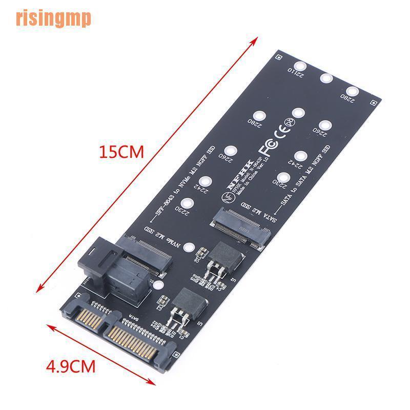 Bo Mạch Chủ Chuyển Đổi SATA M.2 SSD SFF-8643 22 Pins Sang NVMe M.2 NGFF